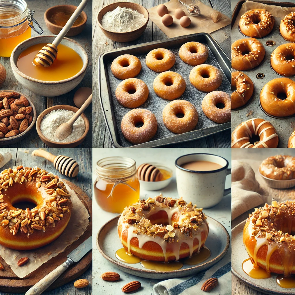 Honey Nut Donuts Recipe