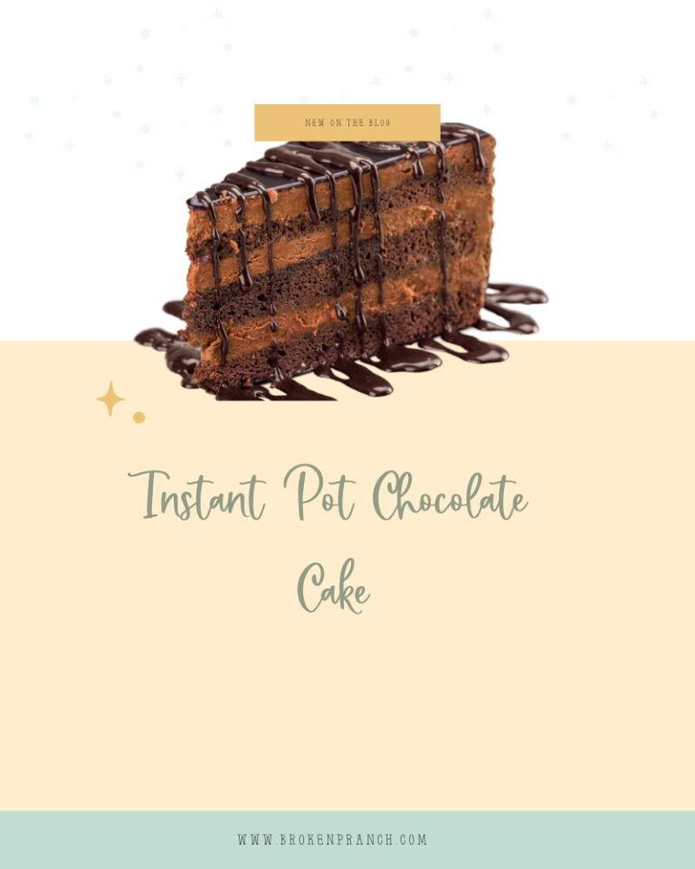 Instant Pot Chocolate Cake